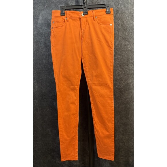 Express Pants - Express Jean Women's Orange Sz 2 Low Rise Flare 5 Pocket Casual Pants